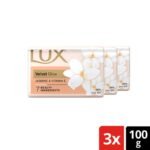 Lux Soap Bar Velvet Glow 100g x 3