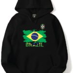 Brazil Winter Hoodie -Black - 2022