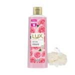 Lux Body Wash French Rose And Almond Oil (Free Loofah)