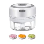 Intelligent Electric Garlic Machine 100ml- White Color