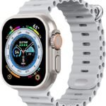T800 Ultra Smartwatch Series 8 With Wireless Charging- Silver