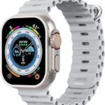T800 Ultra Smartwatch Series 8 With Wireless Charging- Silver