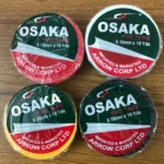 Osaka PVC Tape Electrical/Cricket Tape Black/Red (12 Pcs)
