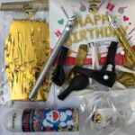 Hbd Party Kit (Metal/Aqua)- Birthday Decoration