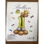 TOTEM Number Foil Balloons 1pcs