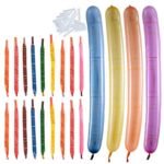 Turbo Long Balloon (100Pcs) - Birthday Decoration