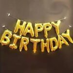 Totem Hbd Foil Balloon'S Set(13 Letters) - Birthday Decoration