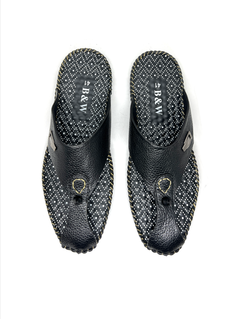 Gents nagra sandal - Image 2