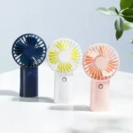 JISULIFE F2D Portable Hand Fan 6000mAh – White Color - Image 2