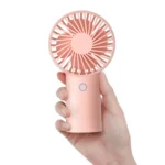 JISULIFE F2D Portable Hand Fan 6000mAh – Pink Color