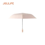 JISULIFE FA52 Umbrella With Cooling Fan – Pink Color