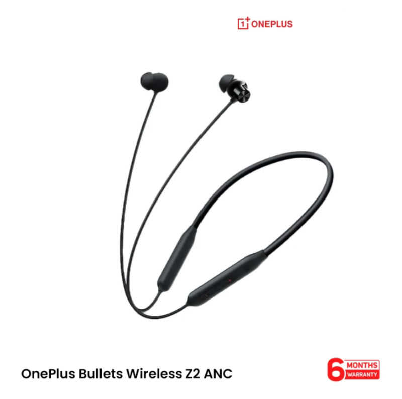 OnePlus Bullets Wireless Z2 ANC Bluetooth Neckband -45dB ANC - Image 2