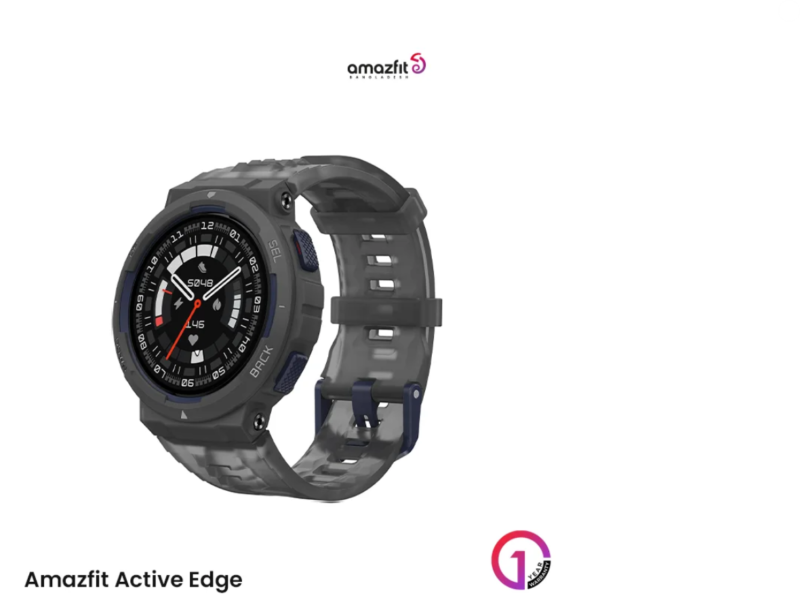 Amazfit Active Edge Smart Watch with 10 ATM - Image 2