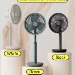 Xiaomi SOLOVE F5 Pro Rechargeable Fan 4000mAh With Swing & Extendable- Green Color