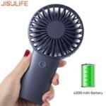 JISULIFE F2B Handheld Recharging Fan – Blue Color