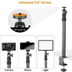 New! Overhead Desk Mount Stand For DSLR, DSLR & Ring Lights (Ulanzi VIJIM-LS02) - Image 2