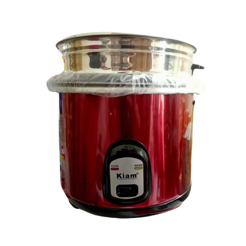 Kiam Rice Cooker 3.2 Ltr - Double pot (SS & Non Stick Pot)- SJBS-8705 - Image 2