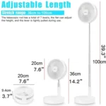Remax F10 6.6-Inch Multi-Purpose Portable Fan With Remote