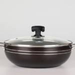 NOAH Nonstick Kadhai / Karai Glass Lid (IB) 30.5CM