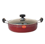 NOAH Nonstick Kadhai / Karai Glass Lid (IB) 24.5CM - Image 2