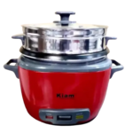 Kiam Drum Rice Cooker DRC-9704 NS (2.8L-Dobule pot)