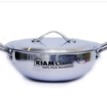 Kiam Aluminum Karai With Metal Handle 22 cm
