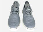 Gents Grey Color Mesh Knitting Lightweight Breathable Slip On Walking Shoes Casual Comfortable Workout Sneakers - Image 2