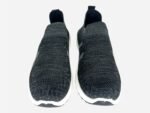 Gents Grey Color Mesh Knitting Lightweight Breathable Slip On Walking Shoes Casual Comfortable Workout Sneakers - Image 2