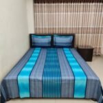 Luxury Twill Cotton Bedsheet – King Size –with pillow cover