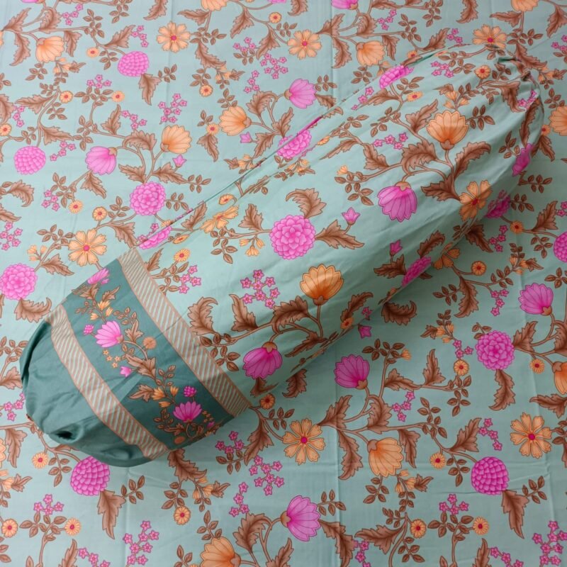 Luxury Twill Cotton Bedsheet – Super King Size – 4 Pecs Set - Image 3
