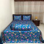 Luxury Twill Cotton Bedsheet – Super King Size – 4 Pecs Set