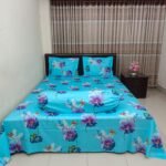 Luxury Twill Cotton Bedsheet – King Size –with pillow cover
