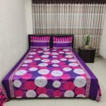 Sale! Luxury Twill Cotton Bedsheet – King Size – with Pillow Cover