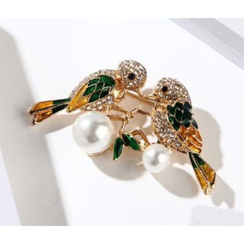 Metal Bird Brooch Hijab Safety Pin For Girls And Women - - Image 2