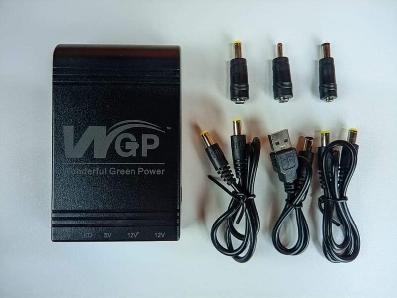WGP mini UPS 5/9/12V (8,800mAh)- 1 Year Warranty – Black Color - Image 2
