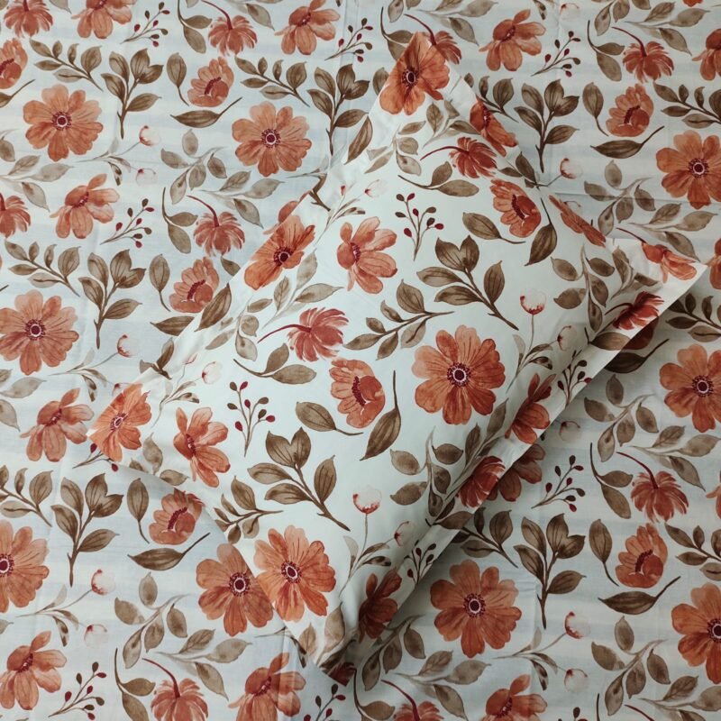 COTTON PLUS – SUPER KING SIZE BEDSHEET – MADHABI LATA - Image 2