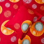 Bedsheet – Circle Red (Digital Print) – Just Awesome! - Image 2