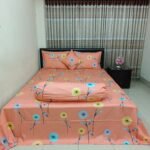 30/30 Count Super King Size Ortha Luxury Special High Quality Satin Twill Bedsheet – 5 Pecs Set