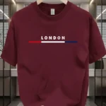 Drop Shoulder Print T-Shirt - London