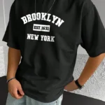 Drop Shoulder Print T-Shirt - Brooklyn