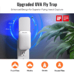 Mosalogic UVA Insect Trap with 5 Sticky Card Refills (5 Pack) - Image 2