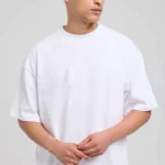 Oversized Plain T-Shirt - White