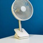 JISULIFE FA13R Rechargeable Clip Fan (8000mAh)- White Color
