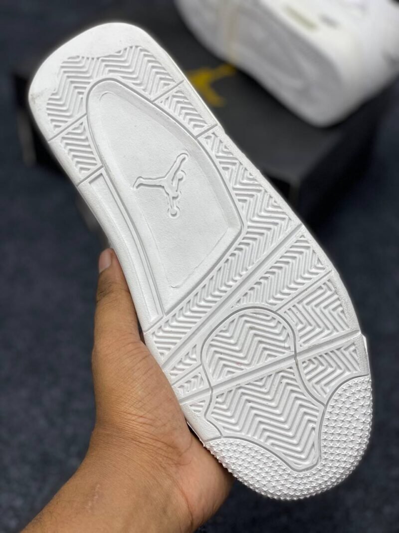 Air jorden 4 RETRO PURE White SNEKERS - Image 2
