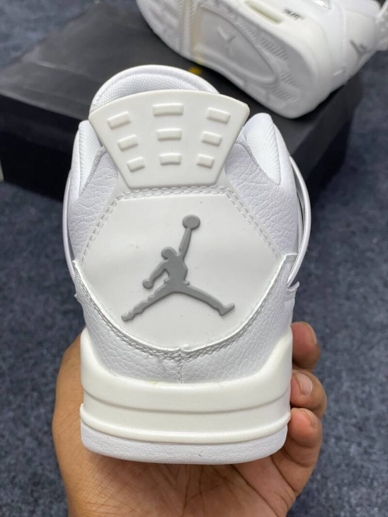 Air jorden 4 RETRO PURE White SNEKERS - Image 3