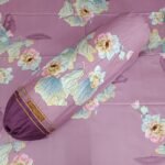30/30 Count Luxury Exclusive Bedsheet – King Size – 3 Pecs Set – Purple Rose - Image 3