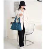 Women's Handbag Solid ( Blue colour ) - Image 5