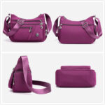 Fashion Women Single Shoulder hand Bag Crossbody Bag ( purple color) - Image 3