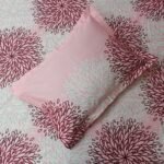 Luxury Twill Cotton Bedsheet – King Size – 3Pecs Set – Atasbaji Pink - Image 3
