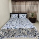 Luxury Twill Cotton Bedsheet – King Size – 3Pecs Set